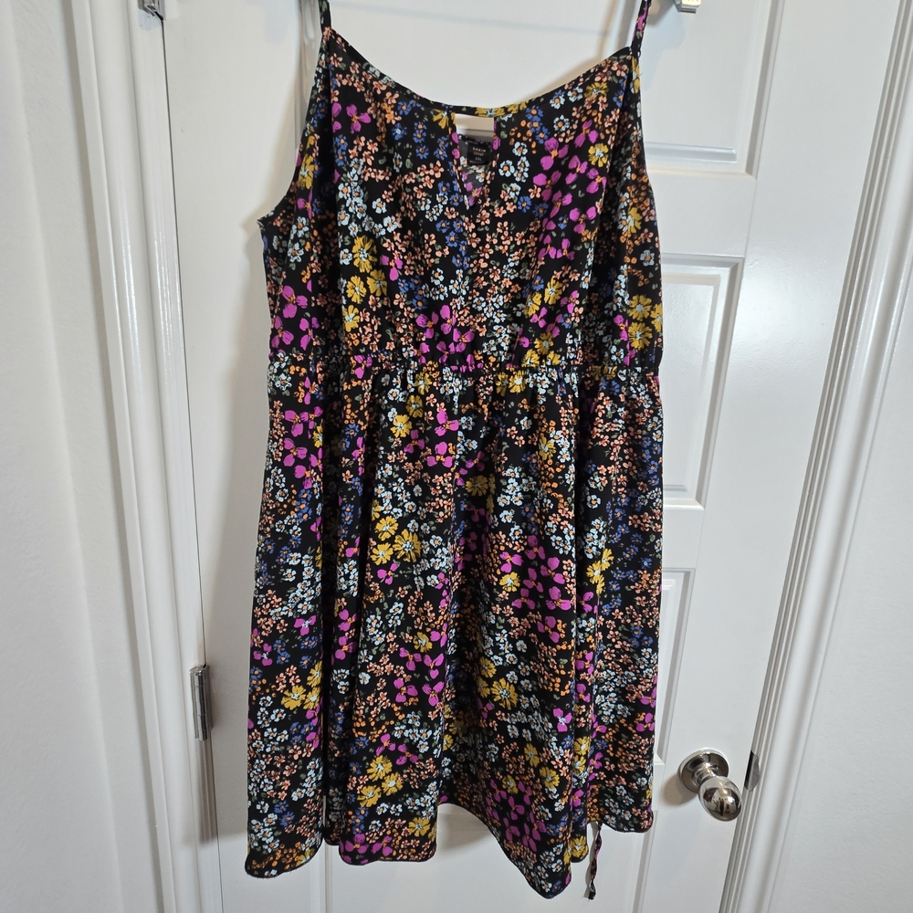 SHEIN Multicolor Floral Casual Dress